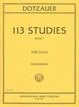 113 STUDIES VOL 1 CELLO cover